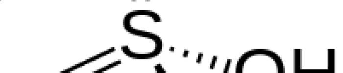 Strukturformel von Schwefelsäure (PD)