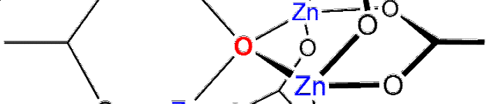 Strukturformel des Zinkacetat (PD)